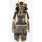 MODERN JAPANESE WEAPON (TOSEI GUSOKU, WITH SUJI KABUTO HEADGE, Japan, late Edo period (late 18th / first half of 19th c.).