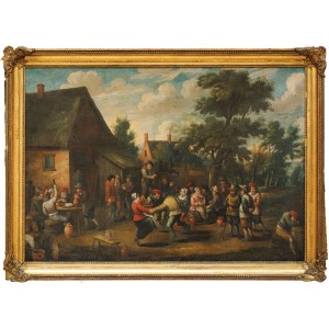 David Teniers' imitator, RURAL FACILITY, 2nd half of the 17th century.
