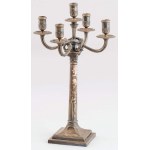 COLUMN CANDELABRA, FIVE CIRCLE, Germany, L.Werner, after 1888
