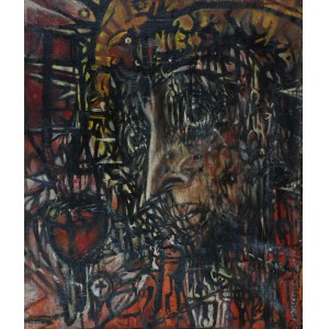 Krzysztof NIEMCZYK (1942-1998), Face of Christ, 1975