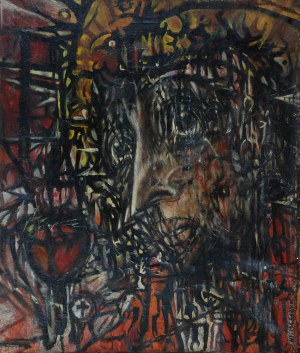 Krzysztof NIEMCZYK (1942-1998), Twarz Chrystusa, 1975