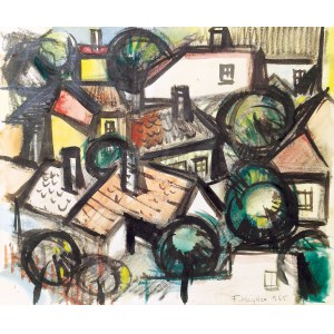 Friedrich Antoni HAYDER (1905-1999), Toits, 1965