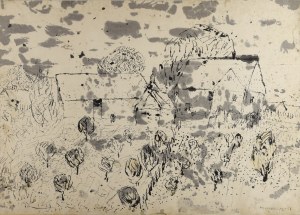 Henryk MUSIAŁOWICZ (1914-2015), Z cyklu: Pejzaż nadbużański, 1958