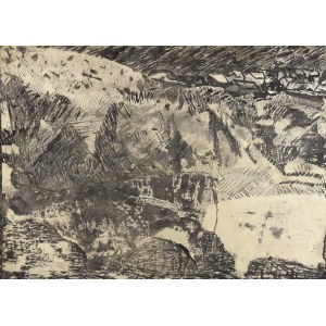 Henryk MUSIAŁOWICZ (1914-2015), Z cyklu: Krajobraz nadbużański, 1958