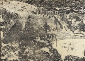 Henryk MUSIAŁOWICZ (1914-2015), Z cyklu: Krajobraz nadbużański, 1958