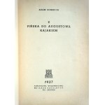 SCHMUCK Adam, Z Pińska do Augustowa Kajakiem, Lwów 1937 r., z fotografiami, okładka Wacław Siemiątkowski, introligator Józef Legeżyński