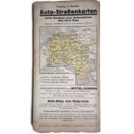 Autokarte der Tschechoslowakischen Republik č. 211, Automobilová mapa Československé republiky, Vídeň 1934, Poprad, Košice, Miskolc, Užhorod