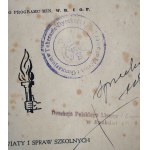 SIENIATYCKI M., Dogmatyka katolicka podręcznik szkolny, pieczątki Liceum i Gimnazjum w Techeranie, Sekcja Wydawnicza Dowództwa i Etapów Armii Polskiej na Wschodzie, Jerozolima 1943 r., książka dla młodzieży polskiej m.in. ewakuowanej wraz z Armią Andersa