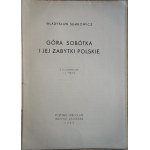 SEMKOWICZ, Władysław, Góra Sobótka and Its Historic Sites, with 16 illustrations and 1 fold-out plate, Poznań-Wrocław, 1949, in good condition