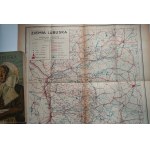ZIEMIA LUBUSKA, edited by Michał Szaniecki and Stanisława Zajchowska, with a fold-out map of the region, Poznań, 1950, in good condition