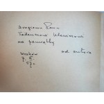 Stanisław PIGOŃ, *From Kombron to the World*, handwritten dedication by the author to Prof. Tadeusz Ulewicz, Kraków, 1957.