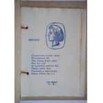 CHOPIN, a selection of poems dedicated to the composer, handmade paper and printing by the Historic Paper Mill Museum in Duszniki, print run of 500 pieces, Duszniki Zdrój