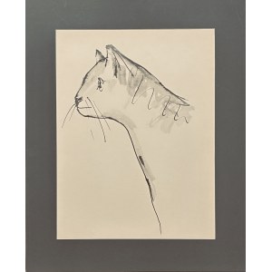 Pablo Picasso (1881-1973), Le Chat (The Cat) from the series 40 dessins de Picasso en marge du Buffon, 1957