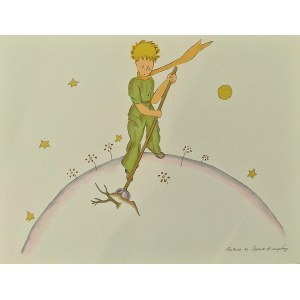 Antoine de Saint-Exupéry (1900 - 1944) The Little Prince cleans up the Planet from the series The Little Prince, 2023 (1943)