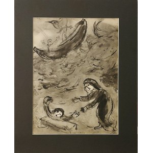 Marc Chagall (1887-1985 ), Landolfe ou La Fortune Imprevue (Landolfe oder La Fortune Imprevue) 1950