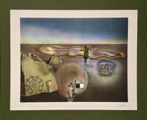 Salvador DALI (1904-1989), W poszukiwaniu czwartego wymiaru (A la recherche de la 4e dimension) 1980 (1979)