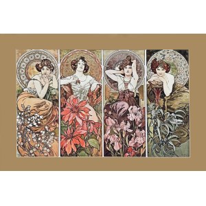 Alfons MUCHA (1860-1939), Z cyklu Kamienie Szlachetne - (1900)