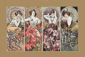 Alfons MUCHA (1860-1939), Z cyklu Kamienie Szlachetne - (1900)