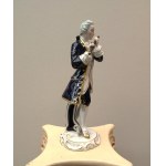 Royal Dux Bohemia Flutist figure,1960s-70s