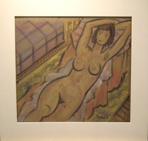 Tymon Niesiołowski (1882-1965) - Akt leżącej,lata pięćdziesiąte XX wieku