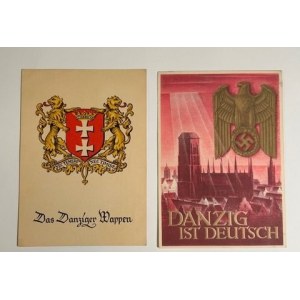 Two postcards Danzig-propaganda