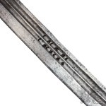 19th century/Tsarist Russia: Caucasus Shashka saber, silver, niello/Caucasus