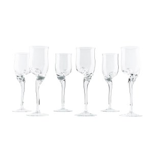 Jan Siedlecki, Set of six IN glasses, 1989