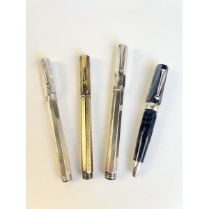 Pens, Montegrappa: lot of 4 pieces This lot comprises 4...