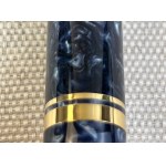 Pens, Parker Duofold Centennial MKI blue marbled fountai...