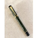 Pens, Parker Duofold International MKII green fountain p...