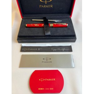 Pens, Parker Fifth Red Dragon special edition fountain p...