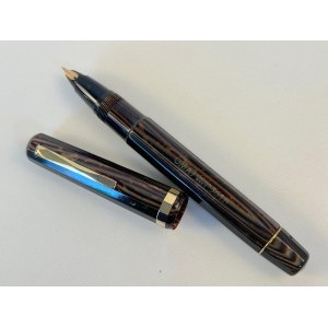 Pens, Omas 361B arco bronze celluloid fountain pen The 3...