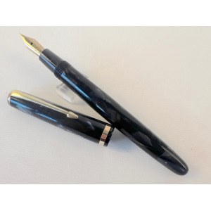 Pens, Minerva 60 gray celluloid fountain pen The Minerva...