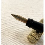 Pens, The King safety pen with 18 KR overlay The King S...