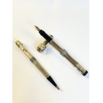 Pens, Standard set with gold filled overlay and pen kni...