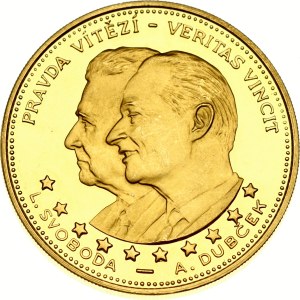 Československo 10 Dukatu ND (1968) Pravda vítězí