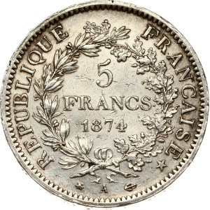 France 5 Francs 1874 A