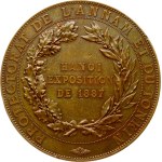 French Indochina Hanoi Exposition Medal 1887