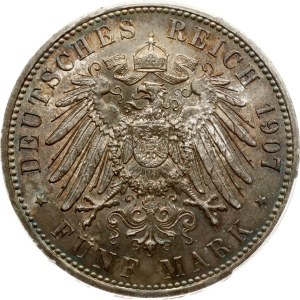 Germany Prussia 5 Mark 1907 A PCGS MS 64