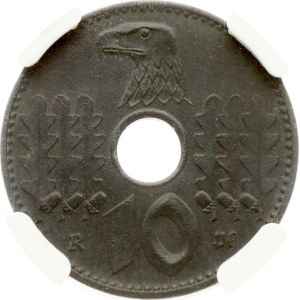 Deutschland Drittes Reich 10 Reichspfennig 1940 A Militärmünzen NGC MS 61