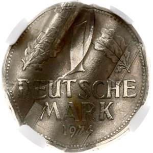Germany Federal Republic 1 Mark 1974 J NGC MINT CANCELLED