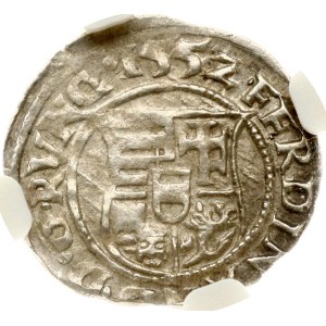 Hungary Denar 1552 KB NGC MS 63