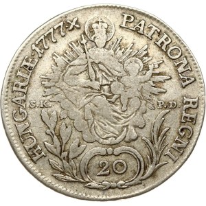 Hungary 20 Kreuzer 1777 SK-PD B