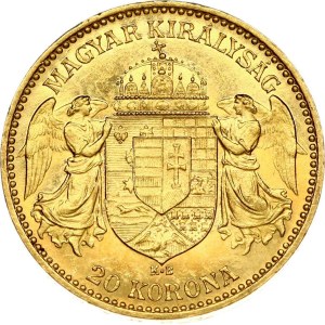 Hungary 20 Korona 1897 KB