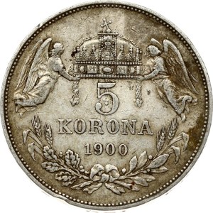 Hungary 5 Korona 1900 KB