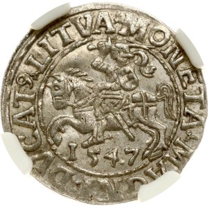 Litauen Polgrosz 1547 Vilnius NGC MS 63