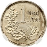 Lithuania 1 Litas 1925 NGC AU 58