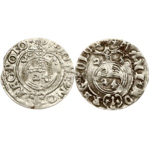 Poland Poltorak 1621 & 1625 Bydgoszcz Lot of 2 coins