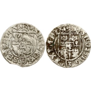 Poland Poltorak 1621 & 1625 Bydgoszcz Lot of 2 coins