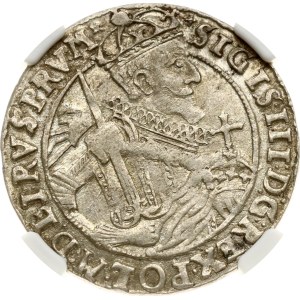 Poland Ort 1623 Bydgoszcz NGC AU 58